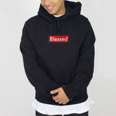 Blessed Box Logo Hoodie Sweatshirt