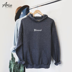 Blessed Hoodie Sweatshirt (minimal text)