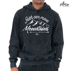 Faith Can Move Mountains Christian Hoodie Sweatshirt