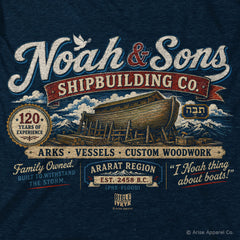 Noah & Sons Shipbuilding Co. t-shirt
