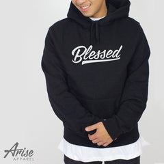 Blessed Script Calligraphy Hoodie Sweatshirt