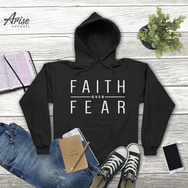 Jesus Horse Faith Over Fear Hoodie All Over Print