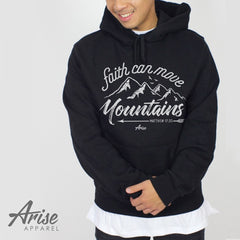 Faith Can Move Mountains Christian Hoodie Sweatshirt