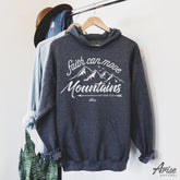 Faith Can Move Mountains Christian Hoodie Sweatshirt