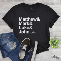Matthew & Mark & Luke & John t-shirt
