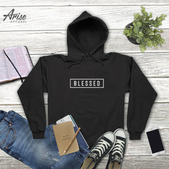 Blessed Outline Hoodie Sweatshirt