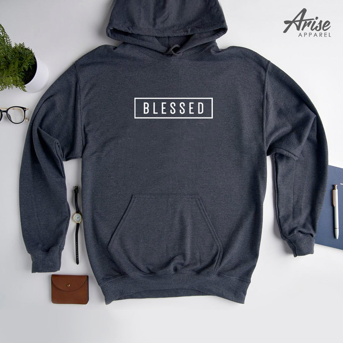 Blessed Outline Hoodie Sweatshirt