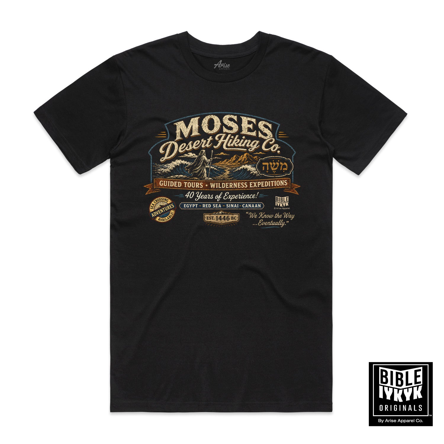 Moses Desert Hiking Co. t-shirt