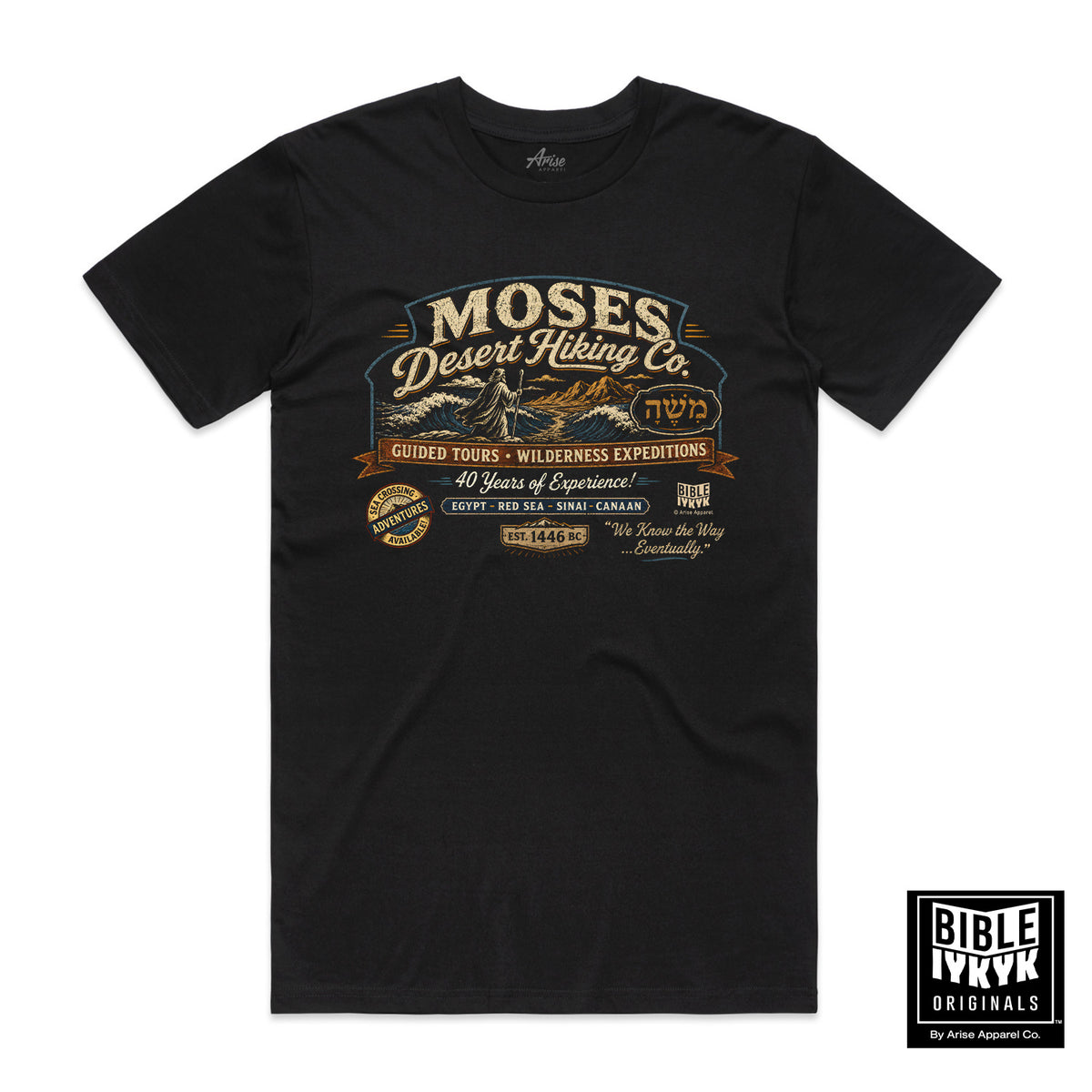 Moses Desert Hiking Co. t-shirt
