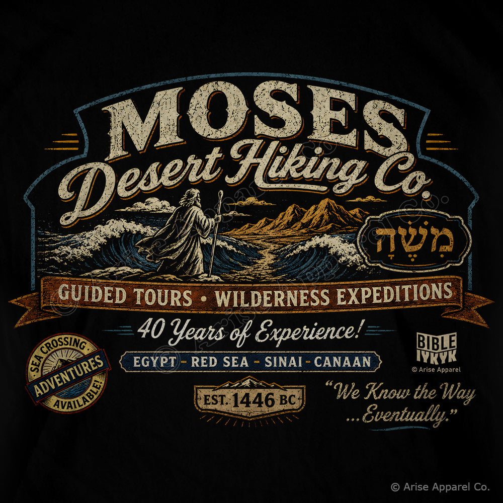 Moses Desert Hiking Co. t-shirt