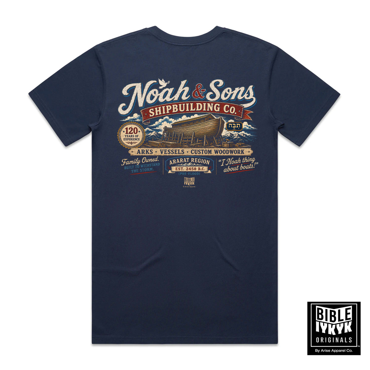 Noah & Sons Shipbuilding Co. t-shirt