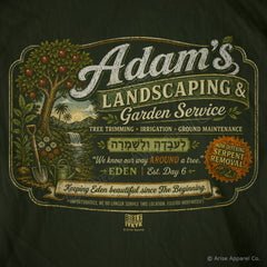 Adam's Landscaping & Gardening Service t-shirt