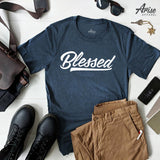 Blessed Script Calligraphy T-Shirt