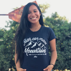 Faith Can Move Mountains Christian T-Shirt
