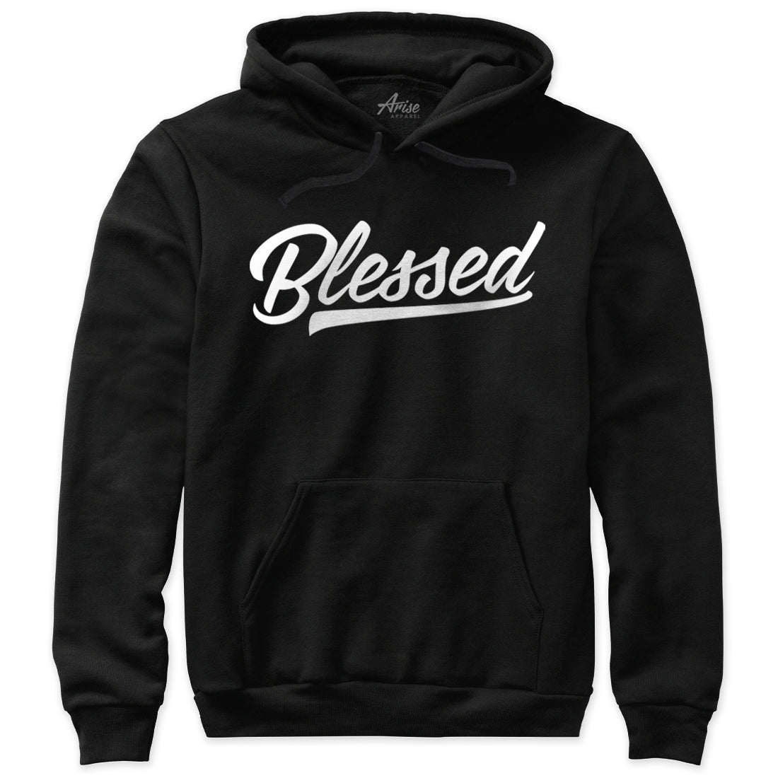 Blessed Script Calligraphy Hoodie Sweatshirt