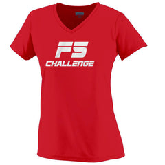 F5 Challenge Performance V-Neck Ladies Shirt