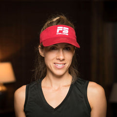 F5 Challenge Visor Hat (red)
