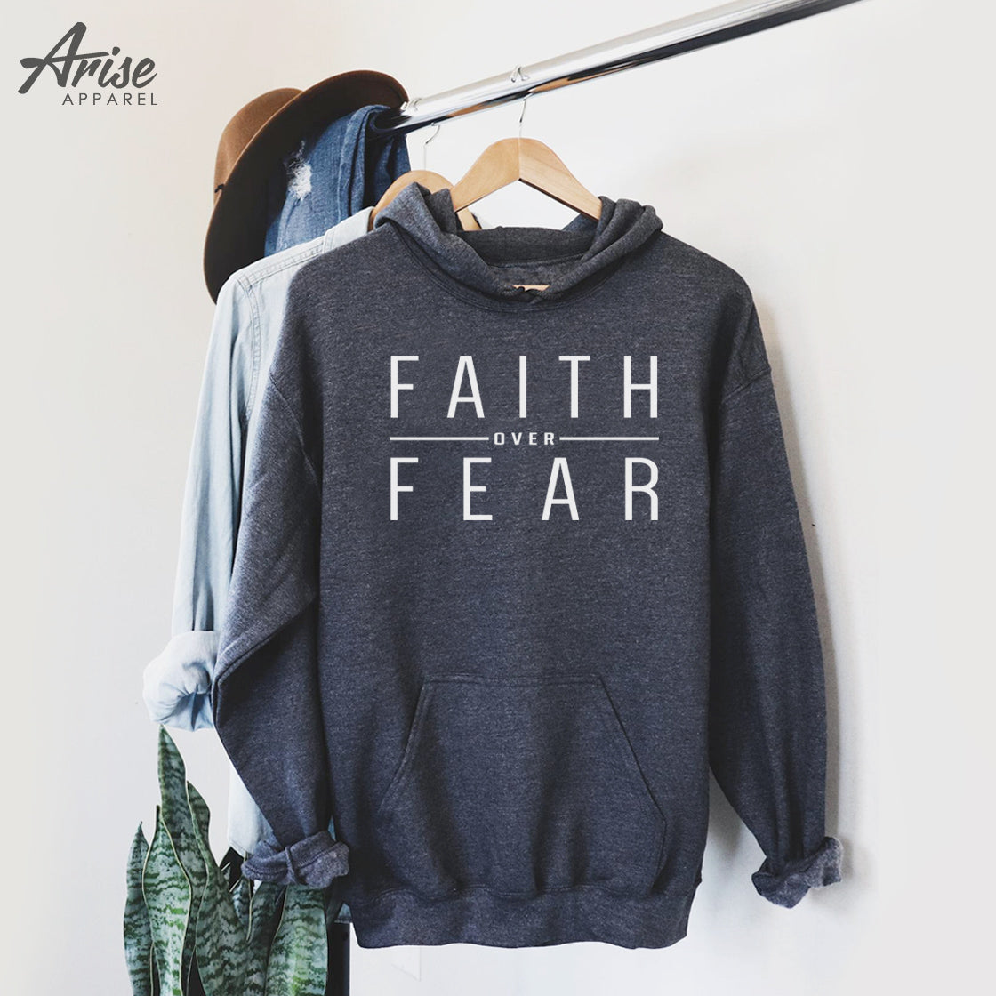 faith over fear sweatshirt