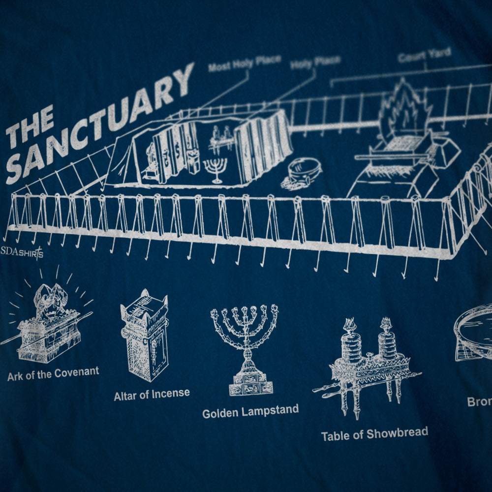 the sanctuary Tabernacle outline t-shirt