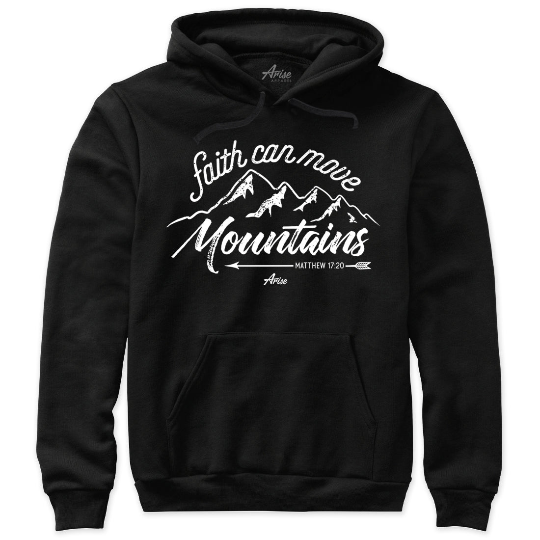 Faith Can Move Mountains Christian Hoodie Sweatshirt