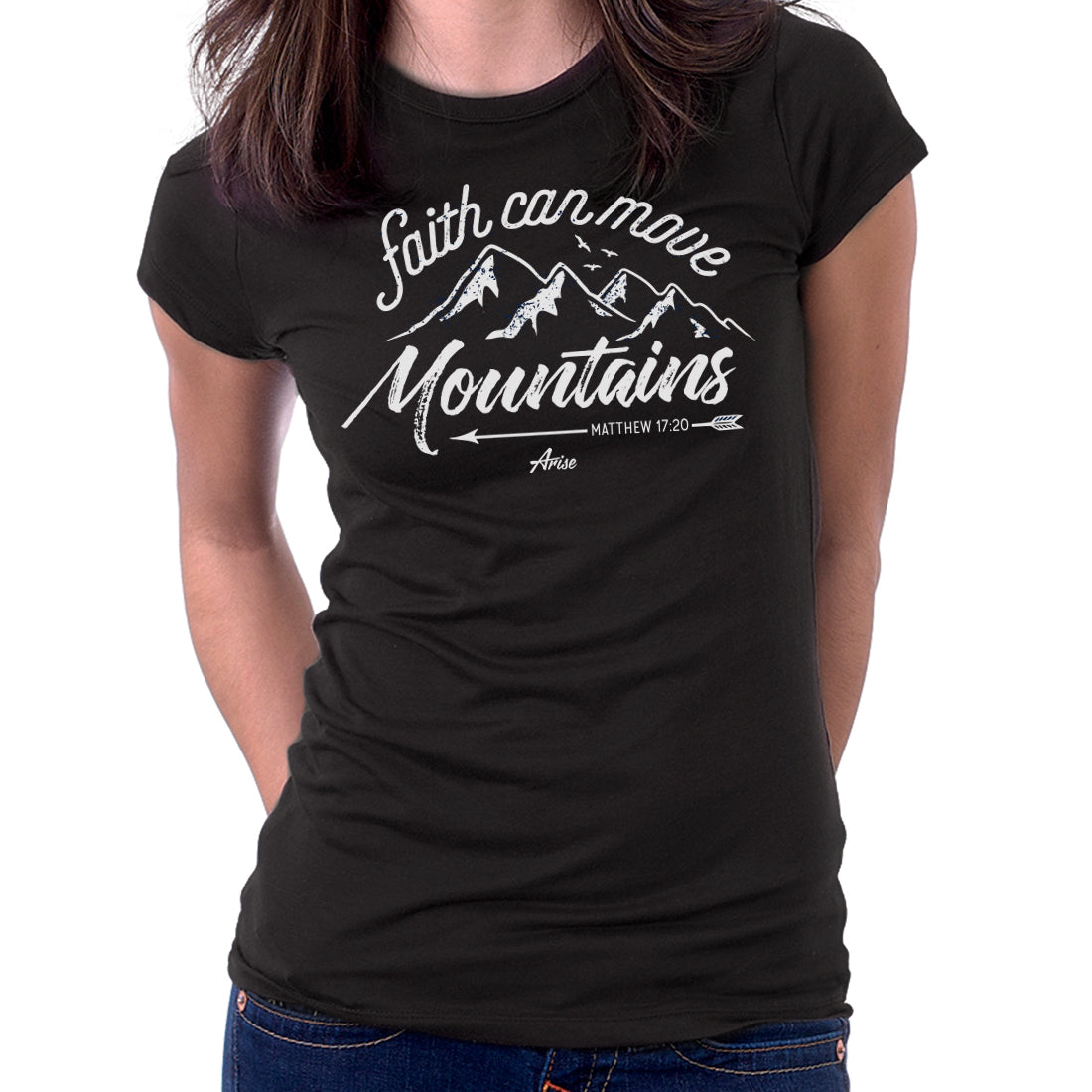 Faith Can Move Mountains Christian T-Shirt